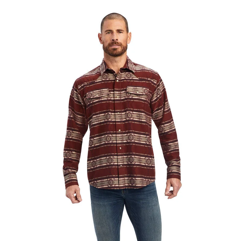 Ariat Hendrie Retro Fit Cherry Mahogany Shirt