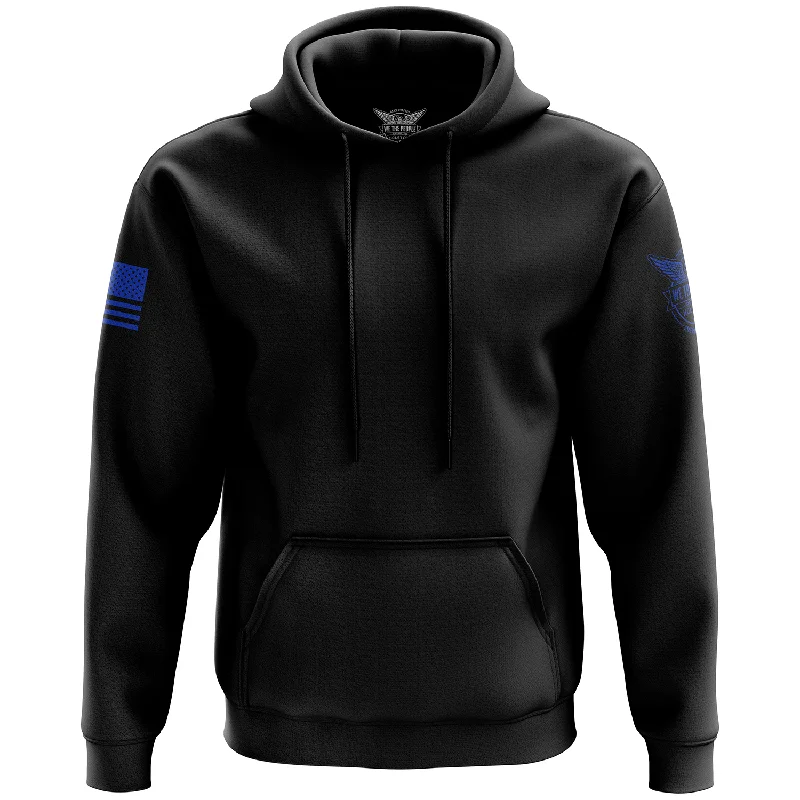 Basic - Black + Blue Hoodie