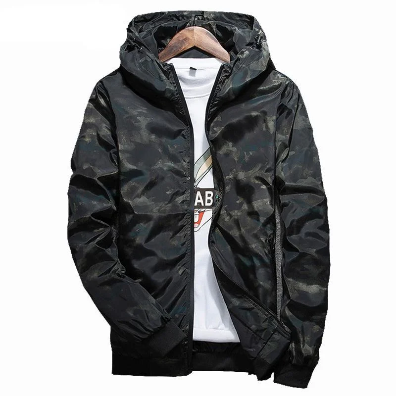 Autumn Mens Casual Camouflage