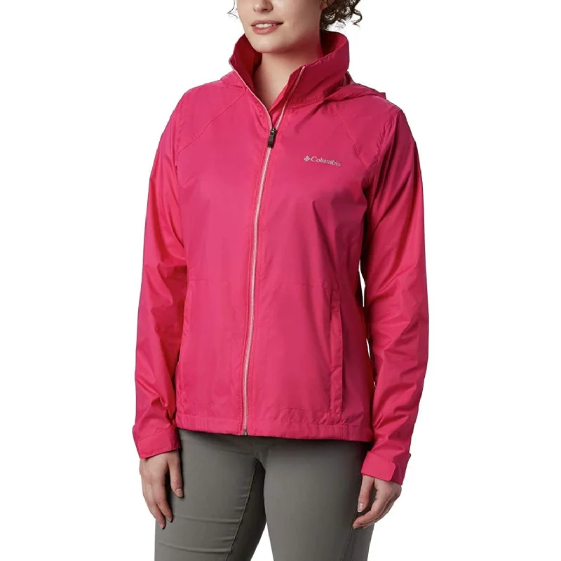 Columbia Women's Switchback Rain Jacket Pink Size Medium