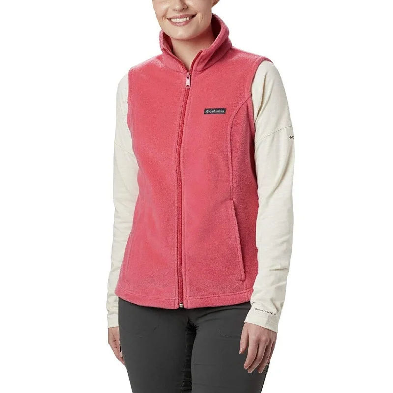 Columbia Women's Benton Springs Fleece Vest Pink Size Extra Large - XL