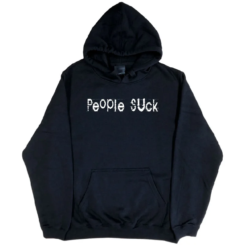 People Suck Hoodie (Black, Regular and Big Sizes)