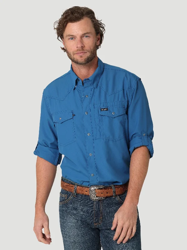 WRANGLER PERFORMANCE SOLID LONG SLEEVE SHIRT