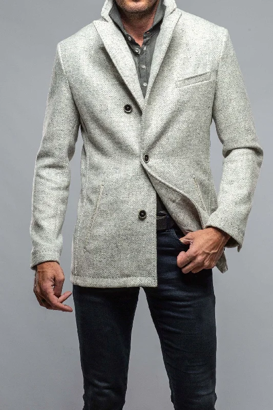 Tasman Topcoat With Snakeskin Trim