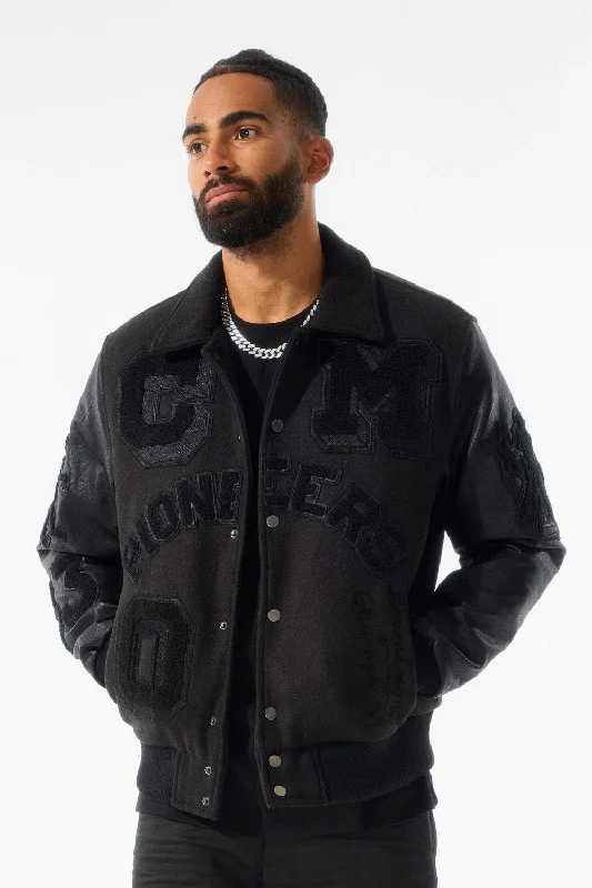 Pioneers Varsity Jacket (Noir)