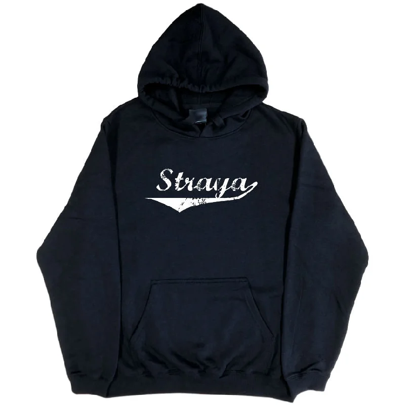 Straya Hoodie (Black & White, Regular and Big Sizes)