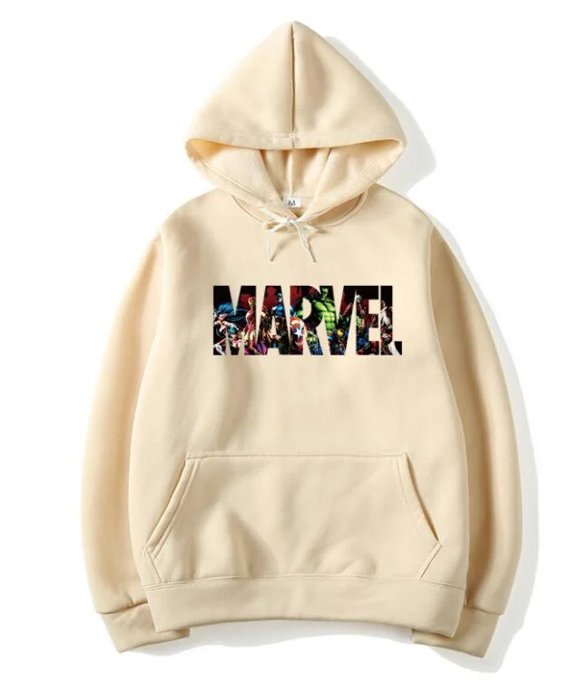 FIZLA New Brand Marvel Hoodies men high quality Long sleeves Casual men Sweatshirt Hoodies marvel print Hoodie Tracksuits male