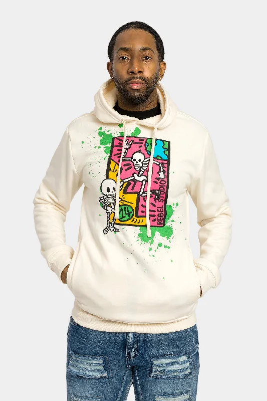 Skeleton Party Pullover Hoodie