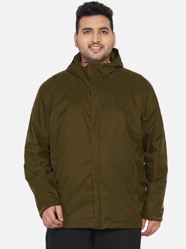 Columbia - Men's Plus Size Regular Fit Hooded Watertight II Jacket