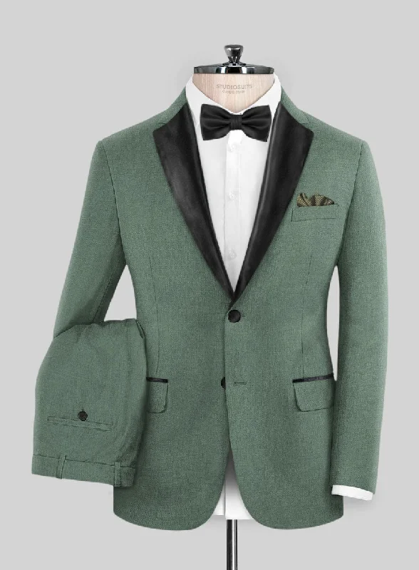 Sage Green Tuxedo Suit