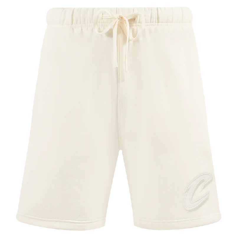 NBA CLEVELAND CAVALIERS NEUTRAL MEN'S SHORT (EGGSHELL)