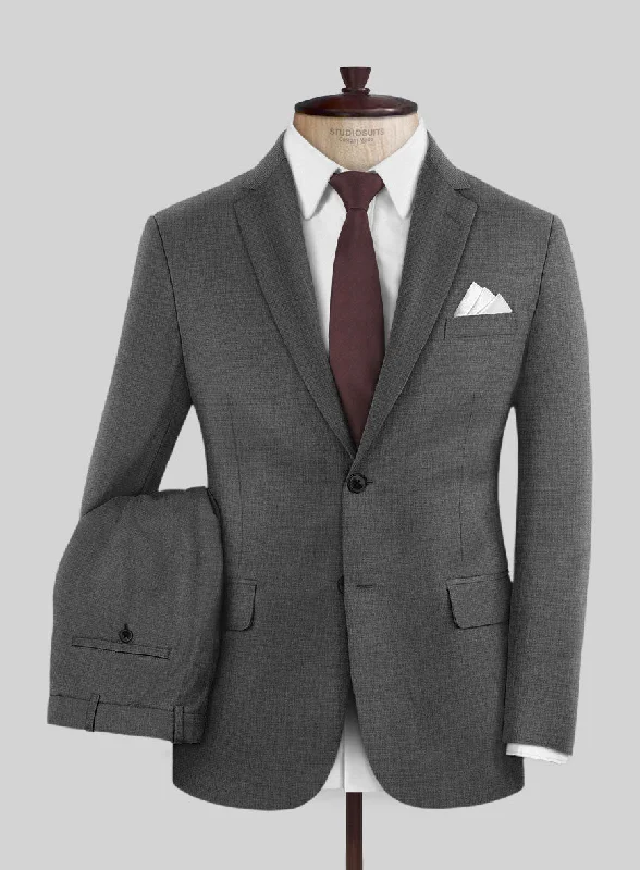 Scabal Cosmopolitan Gray Wool Suit