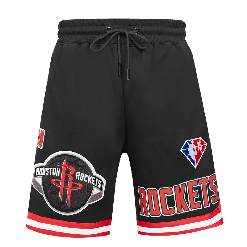 NBA HOUSTON ROCKETS TEAM LOGO PRO SHORT (BLACK)