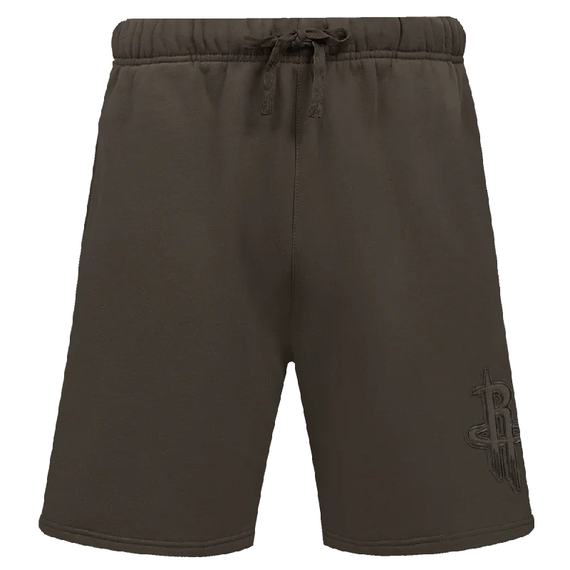 NBA HOUSTON ROCKETS NEUTRAL MEN'S SHORT (DARK TAUPE)