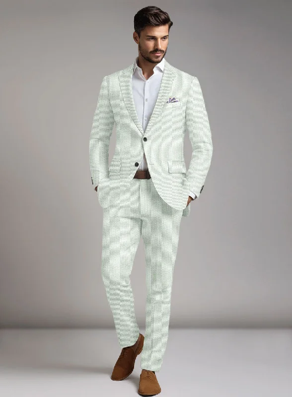 Light Green Seersucker Suit