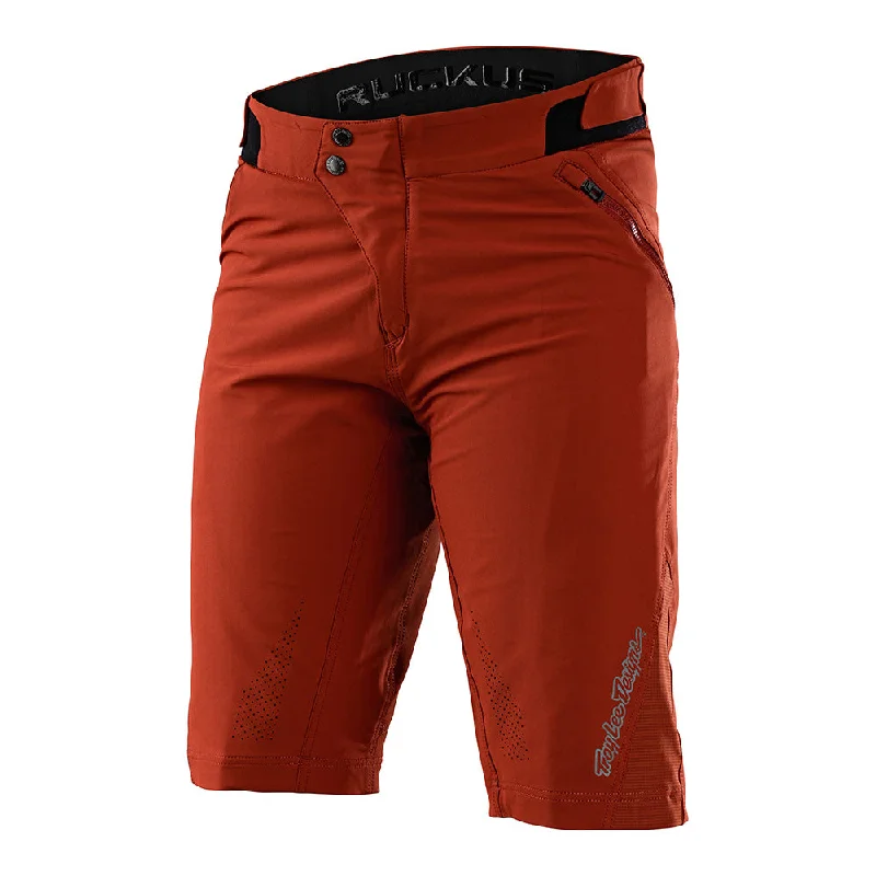 Ruckus Shorts W/Liner Solid Red Clay