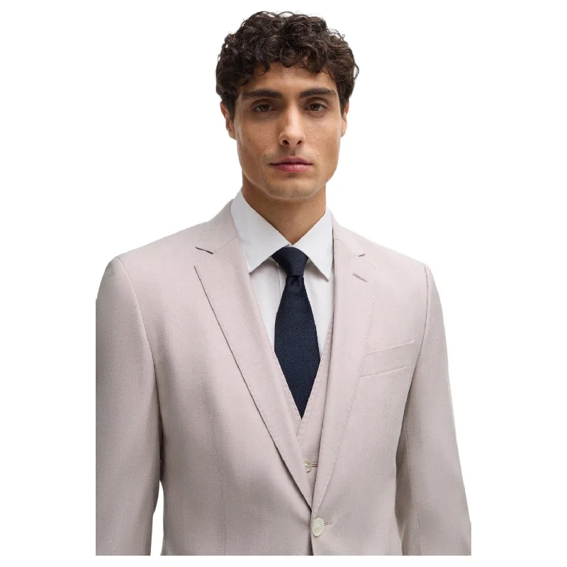 HUGO BOSS 3 Piece Suit In Pink  50514646 699