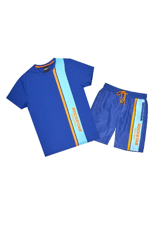 Denzien Short Set-Blue