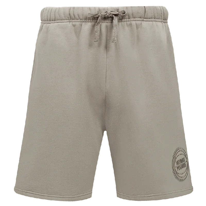 NBA DETROIT PISTONS NEUTRAL MEN'S SHORT (TAUPE)