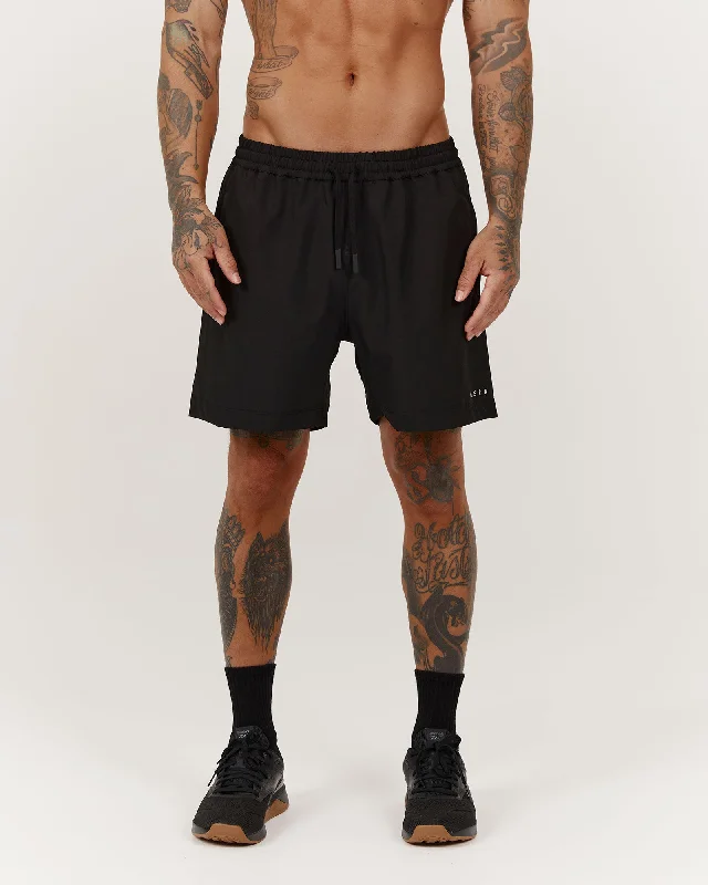 THRESHOLD TRAINING SHORTS 5" - BLACK