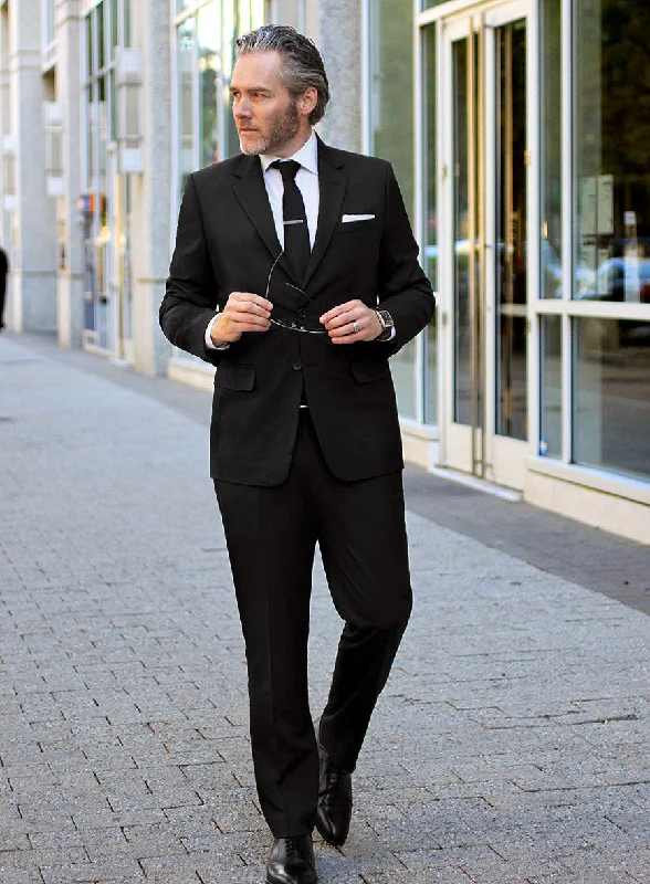 Black Wool Suit