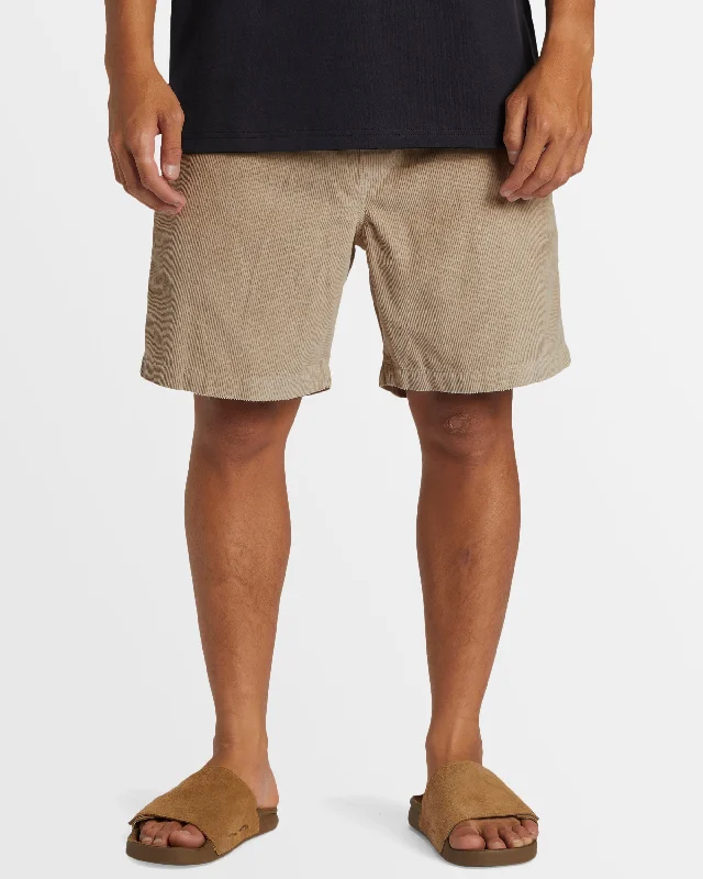 Mens Taxer Cord Corduroy Walk Shorts