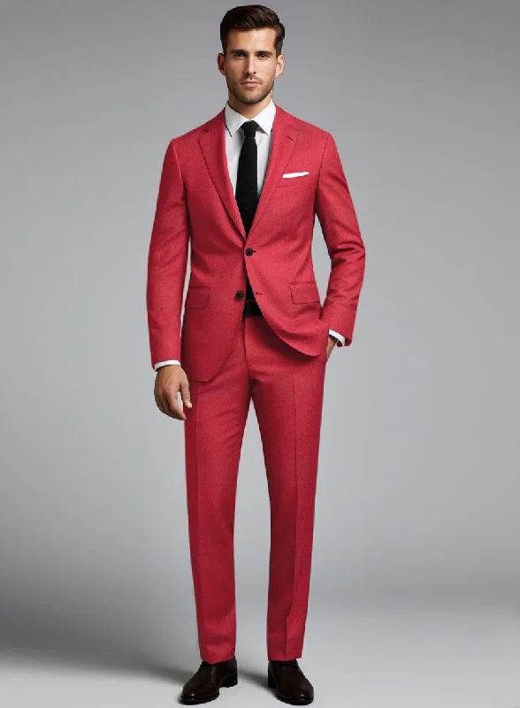 Wool Red Suit