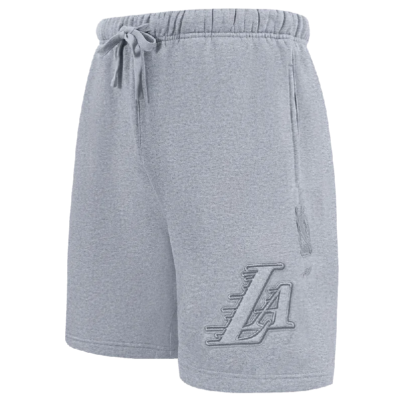 NBA LOS ANGELES LAKERS NEUTRAL MEN'S SHORT (DARK HEATHER GRAY)