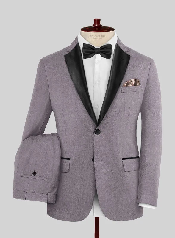 Napolean Wool Lavender Tuxedo Suit