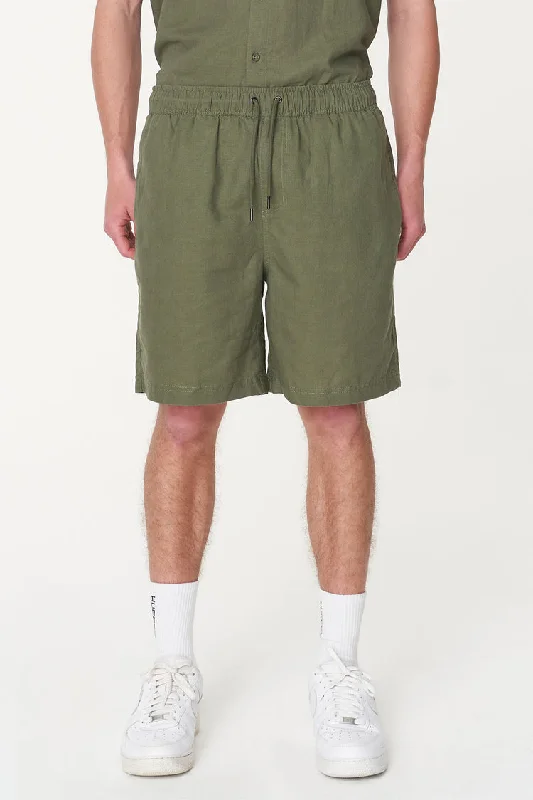 Lin-In Relax Short | Khaki