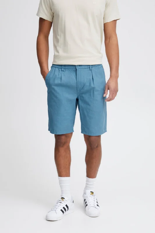 LINEN BLEND SHORTS