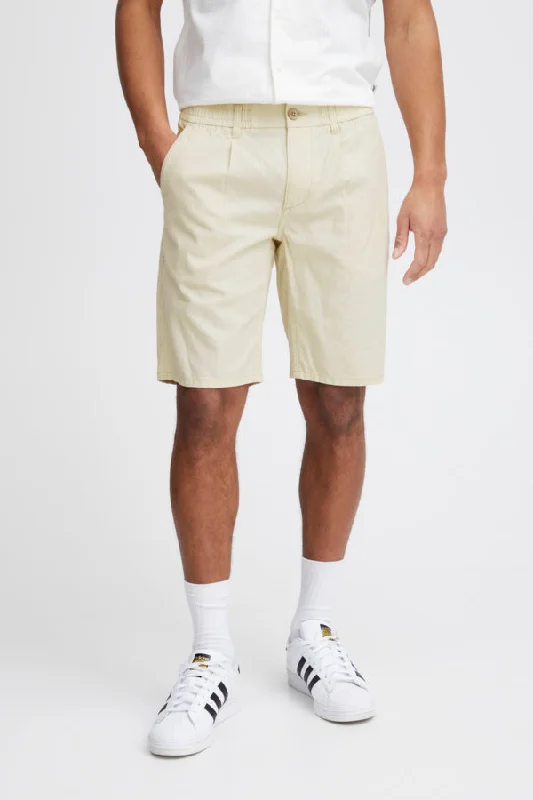 LINEN BLEND SHORTS