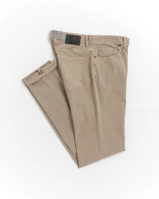 Pipe Soft Twill 5-Pocket Pants