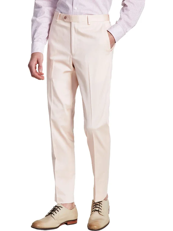 Jocelyn Mens Slim Fit Mid Rise Dress Pants