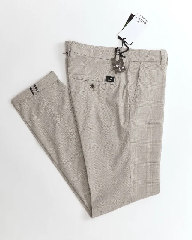 Torino Style Check Stretch Pants