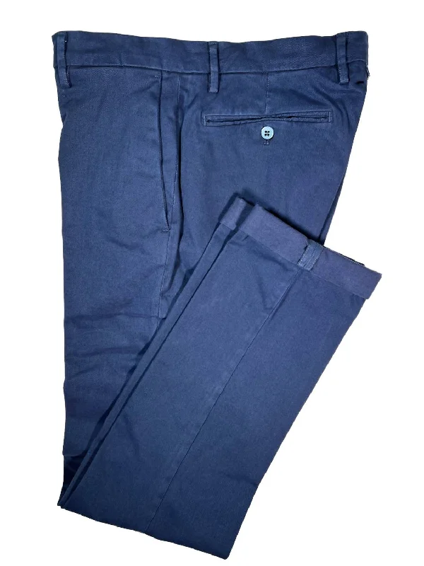 Men Cotton Trouser In Royal Blue