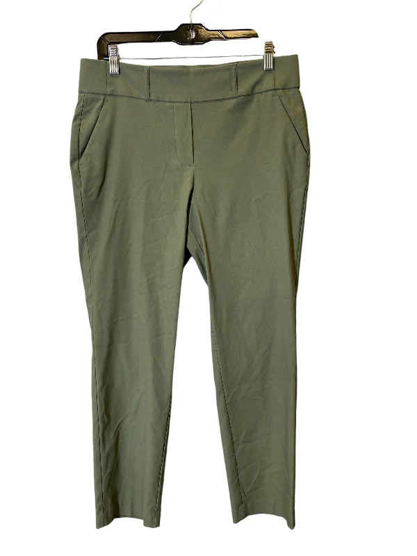 Pants Cropped By Vera Wang In Green, Size: M