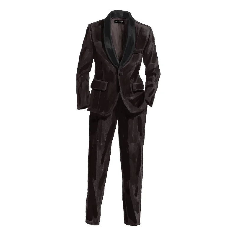 Velvet Tuxedo Trouser