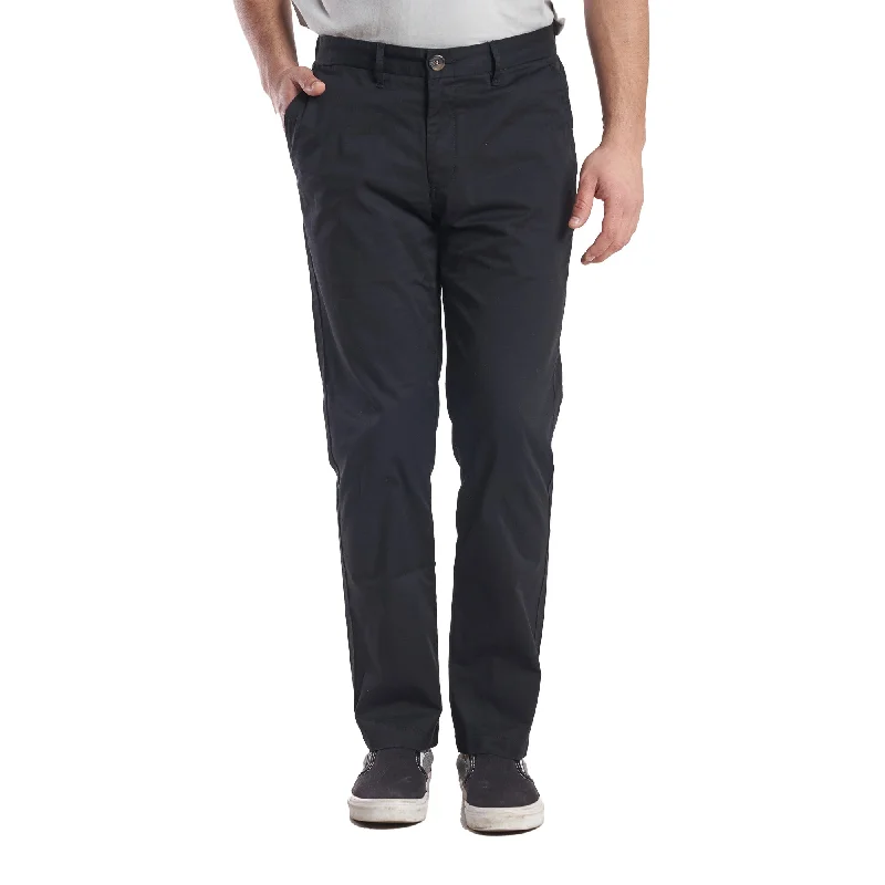 Lightweight Stretch Chinos Standard Fit - Black