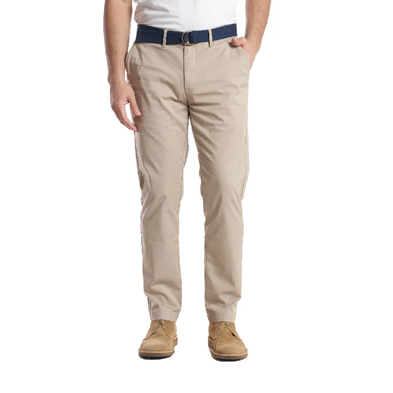 Lightweight Stretch Chinos Standard Fit - Khaki