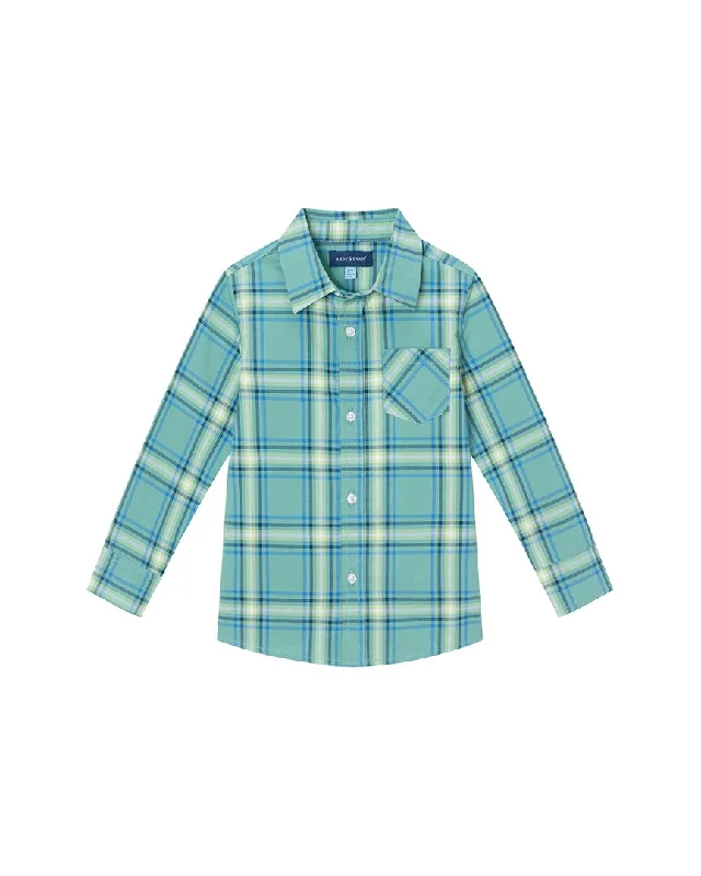 Andy & Evan Plaid Button-Down Shirt