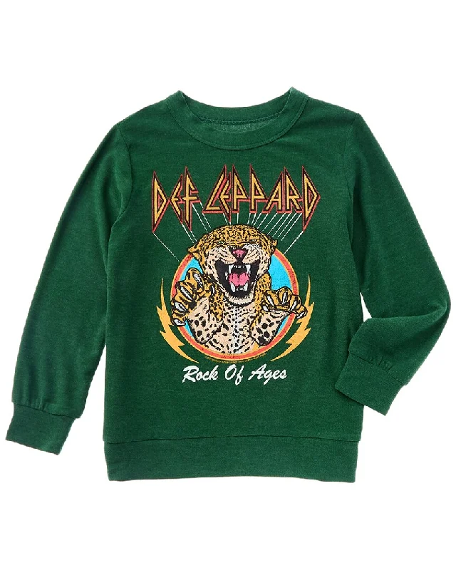 Chaser Def Leppard Cozy Knit Comfy Pullover