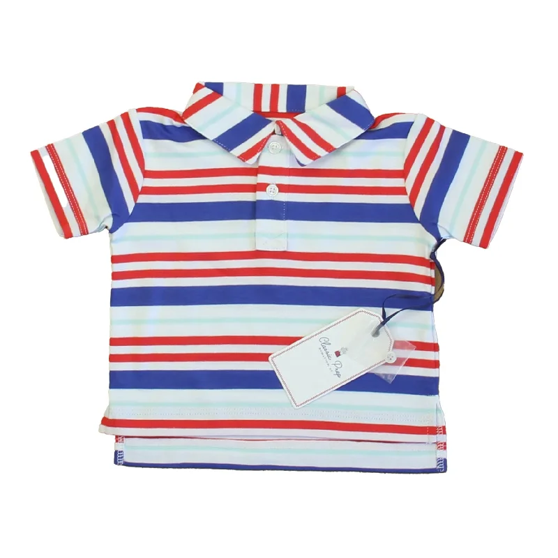 Classic Prep Boys Bittersweet Multistripe Polo Shirt