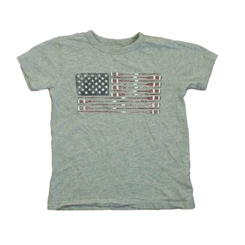 Crewcuts Boys Gray Flag T-Shirt