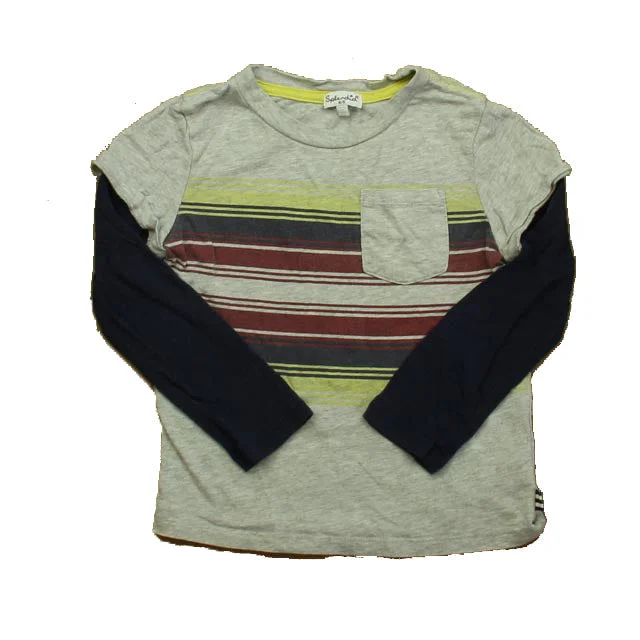 Splendid Boys Gray | Navy Long Sleeve T-Shirt