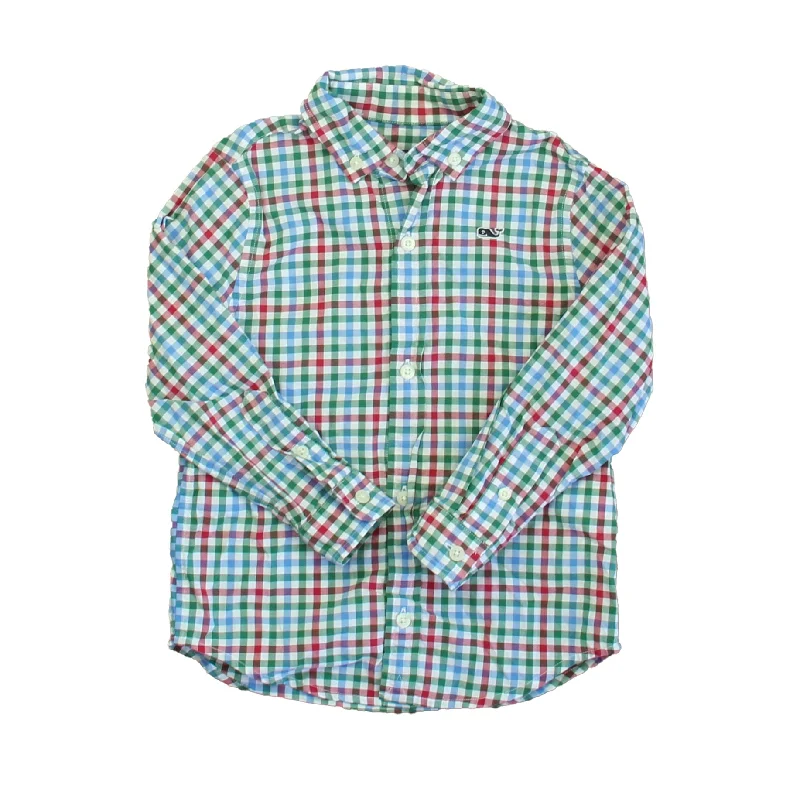 Vineyard Vines Boys Green | Red | Blue Button Down Long Sleeve